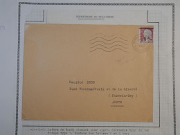S31 ALGERIE BELLE LETTRE  1962 PETIT BUREAU TIZI OUZOU A ALGER   + E A 1ER TIRAGE +AFF. INTERESSANT+ + - Lettres & Documents
