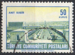 TURQUIE N° 1643 O Y&T 1963 Mausolée D' Atatürk - Used Stamps