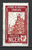 NIGER. N°45A Oblitéré De 1926-38. Forteresse De Zinder. - Gebraucht