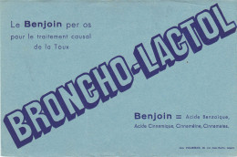 BUVARD & BLOTTER - Pharmacie - BRONCHO LACTOL - Benjoin - Chocolat