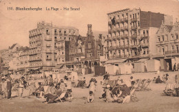 BELGIQUE - Blankenberge - La Plage - Animé - Carte Postale Ancienne - Blankenberge