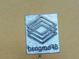 Badge Z-52-1 - BOX, BOXE,- BOXING TOURNAMENT BEOGRAD 78, SERBIA, BELGRADE - Boxing