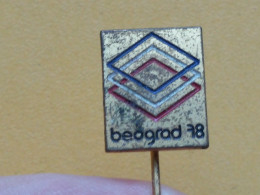 Badge Z-52-1 - BOX, BOXE,- BOXING TOURNAMENT BEOGRAD 78, SERBIA, BELGRADE - Pugilato