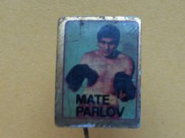 Badge Z-52-1 - BOX, BOXE, BOXING MATE PARLOV, YUGOSLAVIA - Boxing