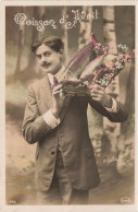 FËTE ET VOEUX - Poisson D'Avril - Un Homme Avec Du Poisson - Cartes Postales Ancienne - 1er Avril - Poisson D'avril