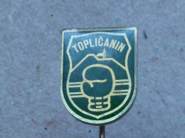 Badge Z-52-1 - BOX, BOXE, BOXING CLUB TOPLICANIN, SERBIA - Boxe