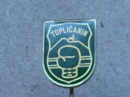 Badge Z-52-1 - BOX, BOXE, BOXING CLUB TOPLICANIN, SERBIA - Boxing