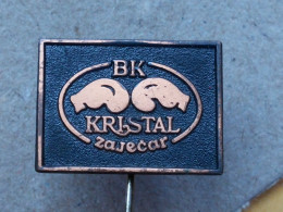 Badge Z-52-1 - BOX, BOXE,- BOXING CLUB KRISTAL ZAJECAR, SERBIA - Pugilato