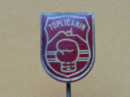 Badge Z-52-1 - BOX, BOXE, BOXING CLUB TOPLICANIN, SERBIA - Boxen