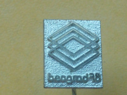 Badge Z-52-2 - BOX, BOXE, BOXING, TOURNAMENT BELGRADE 78, BEOGRAD - Boxing