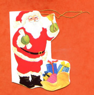 Etiquette Cadeau Pere Noel Mini Carte 4 - Weihnachtsmänner