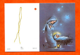 Etiquette Cadeau  Noel Mini Carte Enfants 2 Pour Cadeaux - Weihnachtsmänner