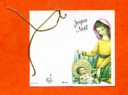 Etiquette Cadeau  Noel Mini Carte Religion 4 Marie Jésus Pour Cadeaux - Kerstmannen