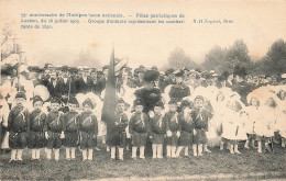 BELGIQUE - Laeken - Fêtes Patriotiques - Groupe D'enfants Représentant Les Combattants De 1830 - Carte Postale Ancienne - Laeken