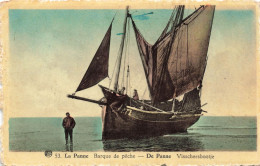 BELGIQUE - La Panne - Barque De Pêche - Carte Postale Ancienne - De Panne