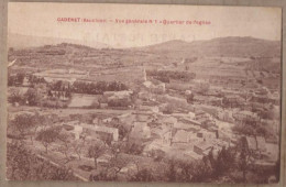 CPA 84 - CADENET - Vue Générale N°1 - Quartier De L'Eglise - TB PLAN Partie Du Village - Cadenet