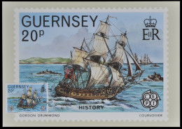 Guernsey 1982 - Mi-Nr. 247 - Maxikarte - Schiffe / Ships - Guernesey