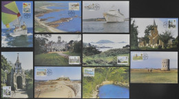 Guernsey 1985 - Mi-Nr. 325-334 - 10 Maxikarten - Ansichten - Guernesey
