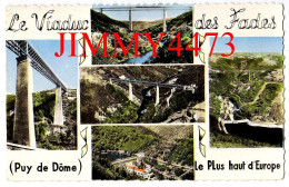CPSM - Le Viaduc Des Fades En 1951 - Multi Vues + Texte Au Dos - IMP. COMBIER MACON " CIM " - Structures