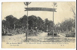 En Argonne. Cimetière Militare Du Four Les Moines. Guerre 1914-17 Ed.RP 473, Envoi 917 - War Cemeteries