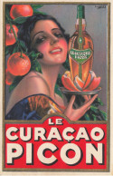 Le Curaçao PICON * CPA Publicitaire Ancienne Illustrateur CAMPS Camps * Alcool Art Nouveau Jugendstil - Advertising