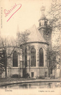 BELGIQUE - Binche - L'église Vue Du Parc - Carte Postale Ancienne - Binche