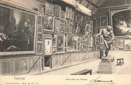 BELGIQUE - Tournai - Une Salle De Musée - Carte Postale Ancienne - Tournai