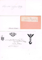 JEUX OLYMPIQUES - AUTOGRAPHES DE MEDAILLES OLYMPIQUES - CONCURRENTS DES ETATS-UNIS  - - Autografi