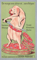 Le Saucisson D'Auvergne Du COCHON PRODIGUE A. BARDIN Vertaizon * CPA Publicitaire Ancienne Illustrateur * Cochon Pig - Advertising