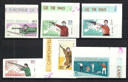 ROUMANIE Ca.1965: Lot De ND Neufs** "SPORTS: Tir" - Shooting (Weapons)