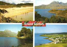 GAIRLOCH, ROSS AND CROMARTY, MULTIPLE VIEWS, BEACH, MOUNTAIN, ARCHITECTURE, GOLDEN SANDS, SCOTLAND, UNITED KINGDOM - Ross & Cromarty