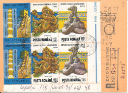 Romania Card Registered 19-5-1995 Topic Stamps - Storia Postale