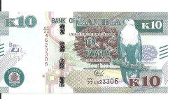 ZAMBIE 10 KWACHA 2022 UNC P 58 D - Zambie