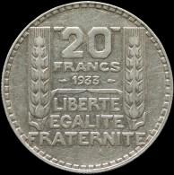 LaZooRo: France 20 Francs 1933 XF - Silver - 20 Francs