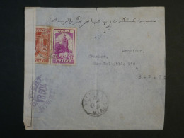 S31  MAROC BELLE  LETTRE CENSUREE 1940 PETIT BUREAU A RABAT  +AFF. INTERESSANT+ + - Cartas & Documentos