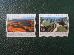 NATIONS-UNIES NEW-YORK YT 605/606 TRESORS DU PATRIMOINE MONDIAL** - Unused Stamps