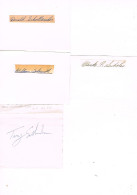 JEUX OLYMPIQUES - AUTOGRAPHES DE MEDAILLES OLYMPIQUES - CONCURRENTS DES ETATS-UNIS  - - Autographes