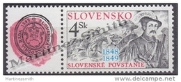 Slovakia - Slovaquie 1998 Yvert 270  150th Ann. Slovak Insurrection - MNH - Ungebraucht