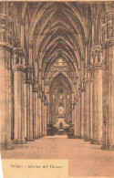 ITALIE - Milano - Intérieur Du Dôme - Carte Postale Ancienne - Milano