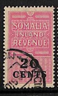 ZA0181b2 - Italian Colonies SOMALIA - STAMPS - FISCAL STAMPS Revenue - USED - Somalia