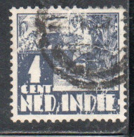 DUTCH INDIA INDIE INDE NEDERLANDS HOLLAND OLANDESE OLANDESI INDIES 1933 1937 RICE FIELD SCENE 1c USED USATO OBLITERE' - Nederlands-Indië