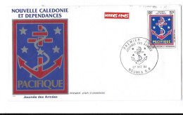 NOUVELLE -CALÉDONIE ET DÉPENDANCES  JOURNÉE DES ARMÉES 27 Oct 1984 - Lettres & Documents