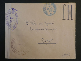 S31  MAROC BELLE  LETTRE FM  CENSUREE 1943  RABAT + +AFF. INTERESSANT+ + - Briefe U. Dokumente