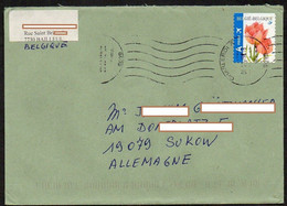 Belgien 2007, 2019 MiNr. 3768 Tulpe;  Brief/lettre - Storia Postale