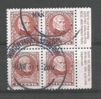 USA 1994 Distinguished Americans J.F.Polk C.32 SC.#2587 In BL4 With Margin Tabs - Circular PMK - Collections