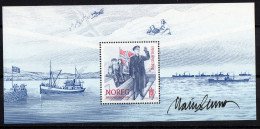 Martin Mörck. Norway 2020. Peace Anniversary.  Souvenir Sheet MNH. Signed. - Blocks & Sheetlets