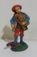 I116979 Pastorello Presepe - Statuina In Plastica - Suonatore - 9 Cm - Presepi