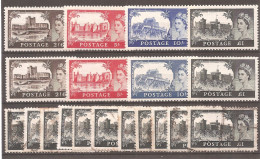 Great Britain, 1955, # 536/9, MNG And Used - Usati