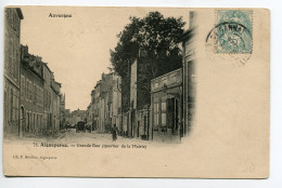 63 AIGUEPERSE Quartier Mairie Grande Rue No 78 Lib Berillou  1905 écrite Timb    D03 2019 - Aigueperse