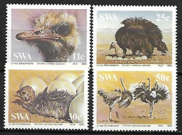 Family OSTRICH - MNH ** Complete Set - SWA 1985 : Ostrich - Struthio Camelus - Autruches